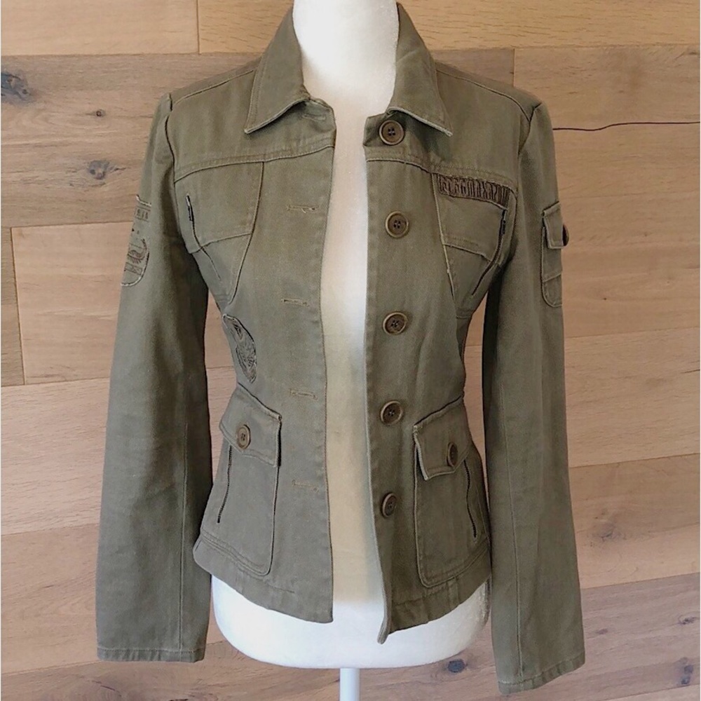 BCBGMAXAZRIA Military Jacket - Picture 1 of 4